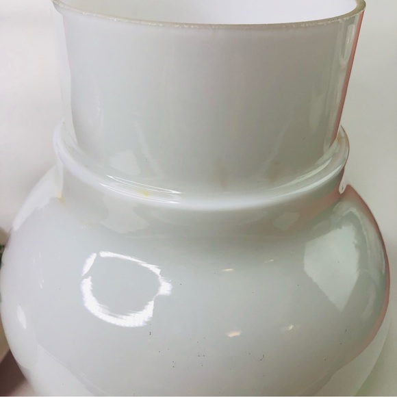 RARE Vintage EAGLE Kerosene Table Oil Lamp Daisy Floral Hand painted Porcelain - Picture 16 of 16